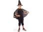 Rappa kostým plášť kouzelnický černý s kloboukem 2