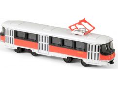Rappa Kovová tramvaj červená 16 cm