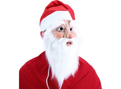 Rappa Maska Santa Claus s čepicí a vousy