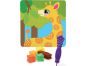 Rappa Obrázek kreativní žirafa s textilem 2