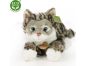 Rappa Plyšová mourovatá kočka šedá 42 cm Eco Friendly 2