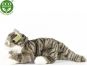 Rappa Plyšová mourovatá kočka šedá 42 cm Eco Friendly 3