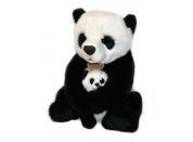 Rappa plyšová panda s mládětem 27 cm