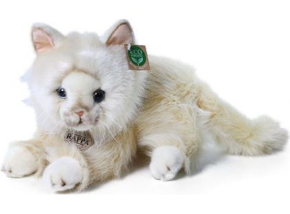 Rappa Plyšová perská kočka béžová ležící 30 cm