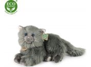 Rappa Plyšová perská kočka šedá ležící 30 cm Eco Friendly