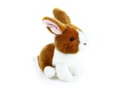 Rappa plyšový králík  16 cm Hnědo - bílý Eco Friendly
