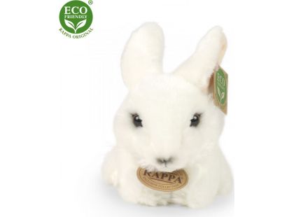 Rappa Plyšový králík bílý 16 cm Eco Friendly