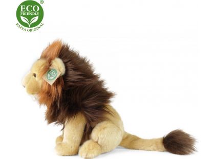 Rappa Plyšový lev sedící 25 cm Eco Friendly