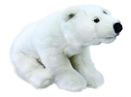 Rappa plyšový medvěd polární 30 cm
