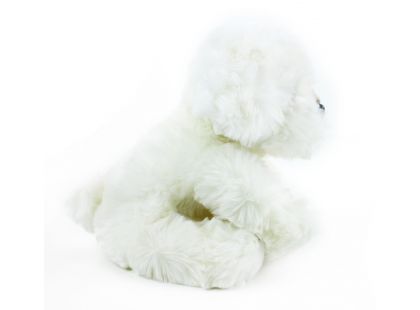 Rappa plyšový pes bišon 26 cm sedící