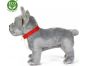 Rappa Plyšový pes buldoček šedý 30cm Eco Friendly 4