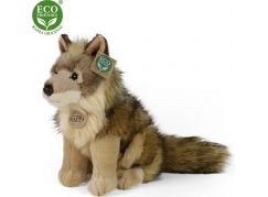 Rappa Plyšový vlk sedící 24 cm Eco Friendly
