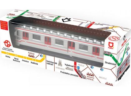 Rappa Pražské metro - kovová souprava 16 cm