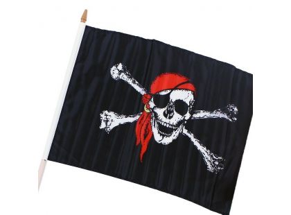 Rappa vlajka pirátská 47x30 cm