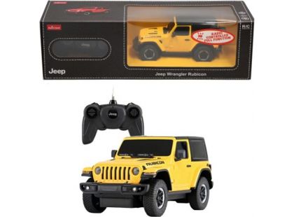 Rastar RC auto 1 : 24 JEEP Wrangler JL žlutý