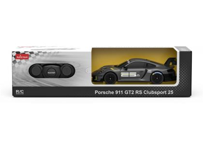 Rastar RC auto 1 : 24 Porsche 911 GT2 RS Clubsport 25 šedivé