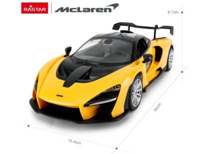 Rastar RC auto 1:14 McLaren Senna žlutý
