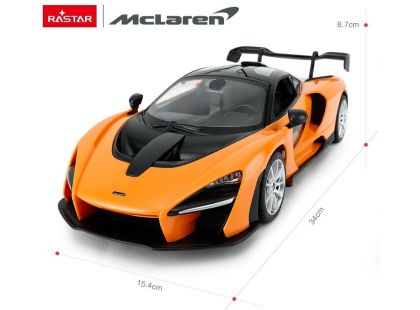 Rastar RC auto 1:14 McLaren Senna oranžový