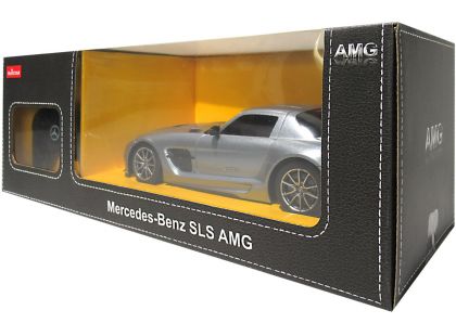 Rastar RC auto 1:18 Mercedes-Benz SLS AMG stříbrný