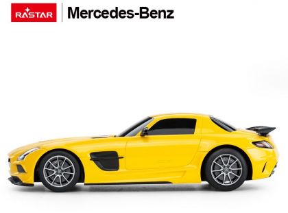 Rastar RC auto 1:18 Mercedes-Benz SLS AMG žlutý