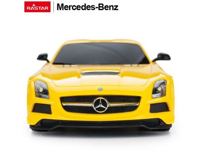 Rastar RC auto 1:18 Mercedes-Benz SLS AMG žlutý