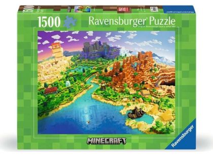 Ravensburger 04332 Minecraft: Svět Minecraftu 1500 dílků