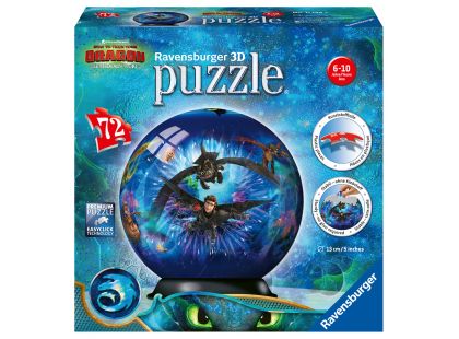 Ravensburger 111442 Puzzle-Ball Jak vycvičit draka 3 72 dílků