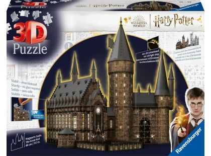 Ravensburger 115501 Harry Potter Bradavický hrad Velká síň Noční edice 540 dílků