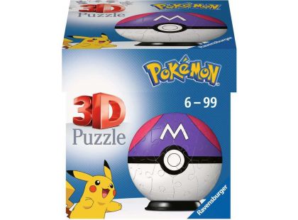 Ravensburger 115648 Puzzle-Ball Pokémon: Master Ball 54 dílků