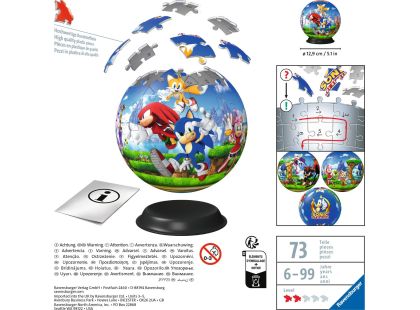 Ravensburger 115921 Puzzle-Ball Sonic the Hedgehog