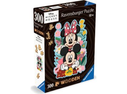 Ravensburger 120007623 Dřevěné puzzle Disney: Mickey a Minnie 300 dílků