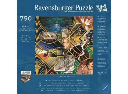 Ravensburger 120009962 Art & Soul: Velký Gatsby 750 dílků