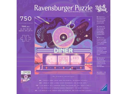 Ravensburger 120010005 Art & Soul: Astrologická jídelna 750 dílků