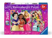 Ravensburger 120010685 Disney: Princezny z pohádek 3 x 49 dílků