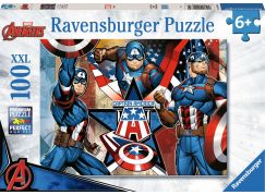 Ravensburger 120010739 Marvel: Kapitán Amerika 100 dílků