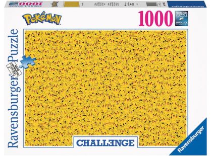 Ravensburger 175765 Challenge Puzzle: Pokémon Pikachu 1000 dílků