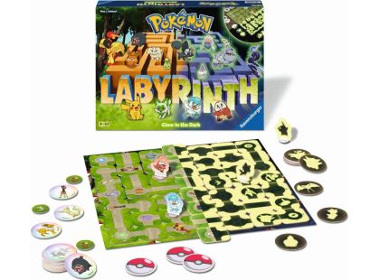 Ravensburger 228393 Labyrinth Pokémon Noční edice