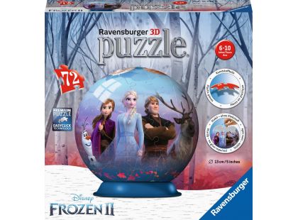 Ravensburger 3D Puzzle Disney Ledové království II. 72 dílků