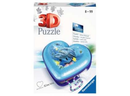 Ravensburger 3D Puzzle Srdce Podmořský svět 54 dílků