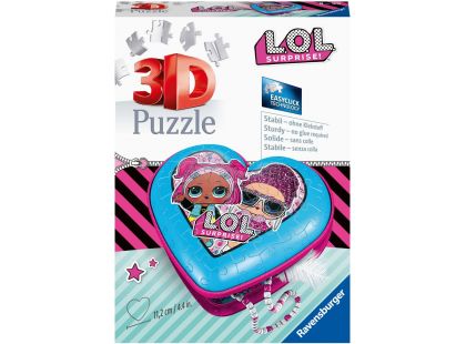 Ravensburger 3D puzzle 112333 Srdce L.O.L. 54 dílků