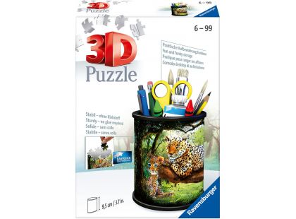 Ravensburger 3D Puzzle Stojan na tužky Divoká příroda 54 dílků