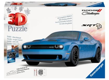 Ravensburger 3D Puzzle Dodge Challenger SRT Hellcat Widebody 108 dílků