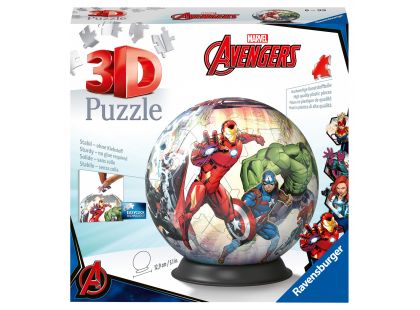 Ravensburger 3D PuzzleBall Marvel Avengers 72 dílků