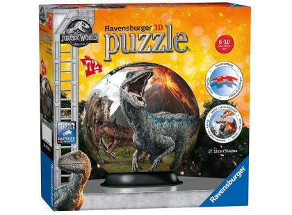 Ravensburger 3D Puzzle 117574 Jurský svět 72 dílků