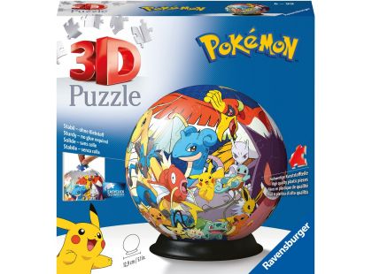 Ravensburger 3D PuzzleBall Pokémon 72 dílků