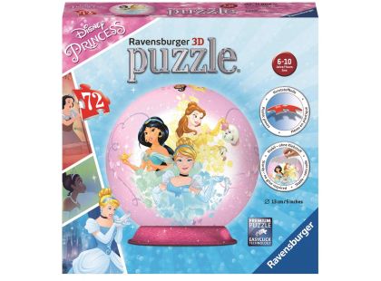 Ravensburger 3D Puzzle 118090 Disney Princezny 72 dílků