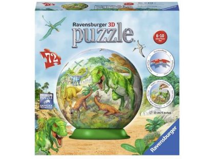 Ravensburger 3D Puzzle 118380 Říše dinosaurů 72 dílků