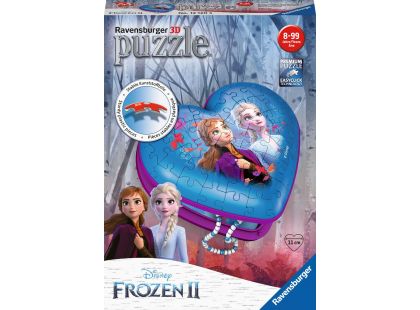 Ravensburger 3d puzzle 121205 Srdce Disney Ledové království 2 54 dílků