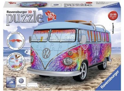 Ravensburger 3D Puzzle 125272 VW autobus indiánské léto 162 dílků