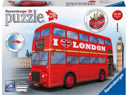 Ravensburger 3D Puzzle Londýnský autobus 216 dílků